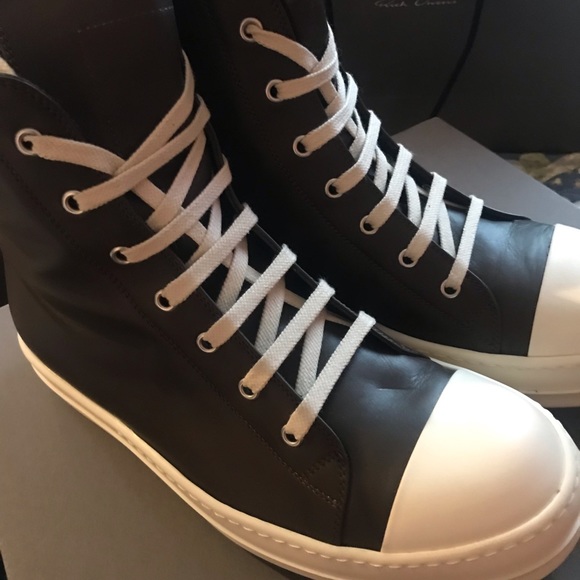 Rick Owens Brown Leather Ramona’s - Picture 5 of 5